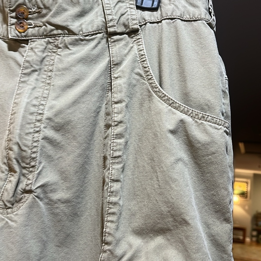 Cabelas army green pants /zip off shorts men’s - Picture 5 of 10